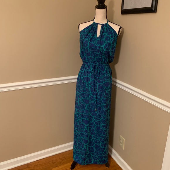 Pineapples Dresses & Skirts - GORGEOUS NEW Pineapples royal blue/turquoise maxi